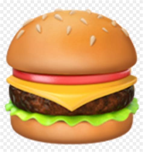 apple hamburger emoji